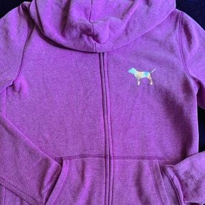 Pink Zip-Up Hoodie